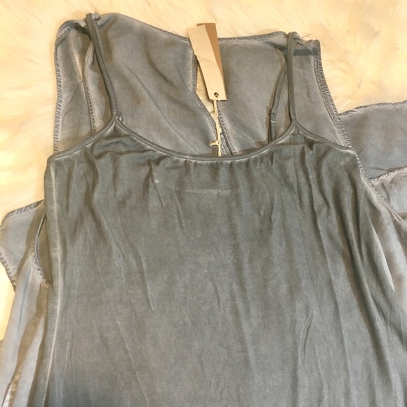 Blue Sleeveless Maxi Dress - Picture 2 of 6